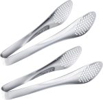 9-inch buffet tongs, 2-piece stainless steel food tongs set