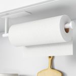 Tissue holder, self-adhesive or drill-hole type, white, 1 piece per pack