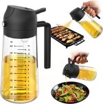 16 oz/470 ml glass olive oil sprayer, for both cooking and other uses.
